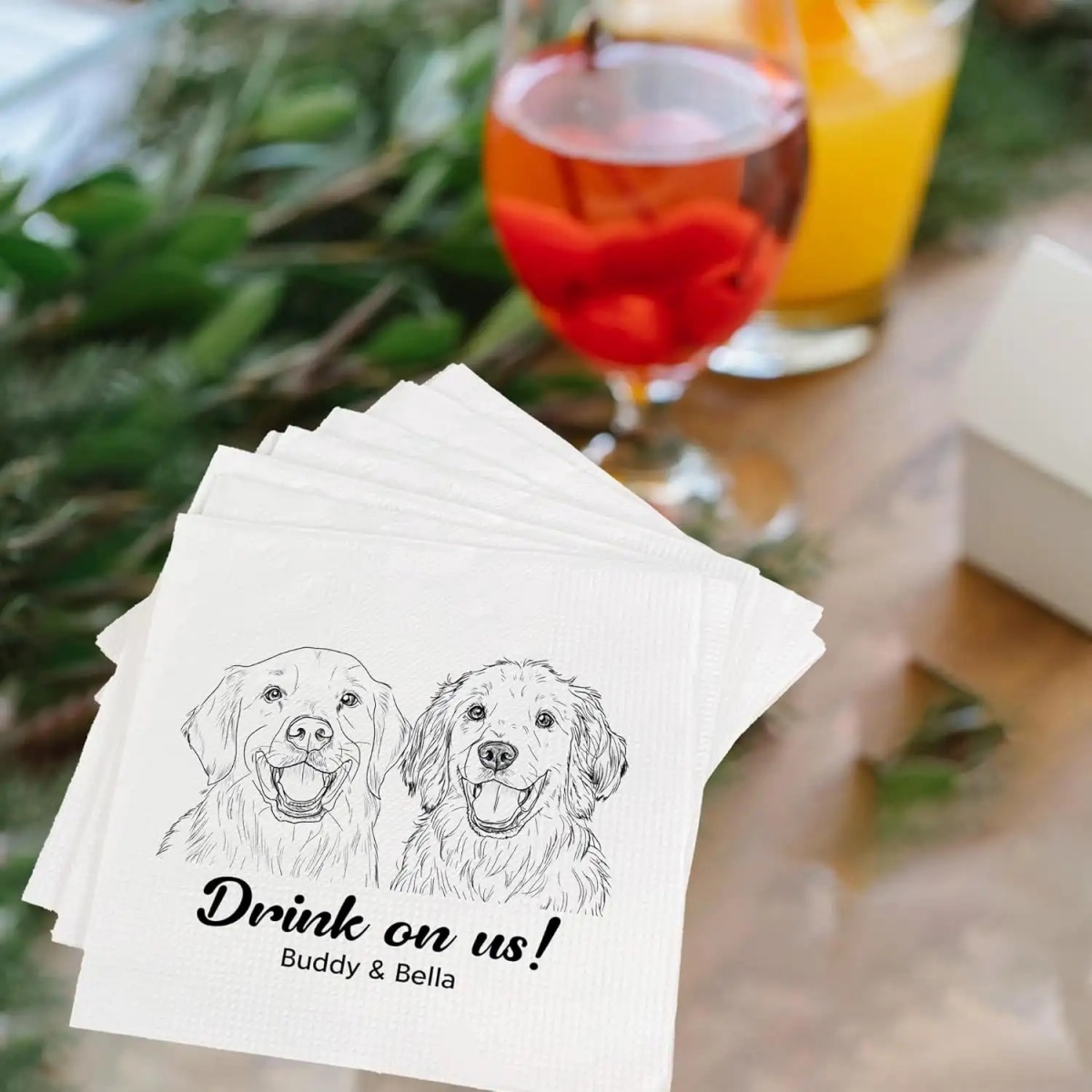Gepersonaliseerde cocktailserv - Pet Portrait Custom recensie en prijs