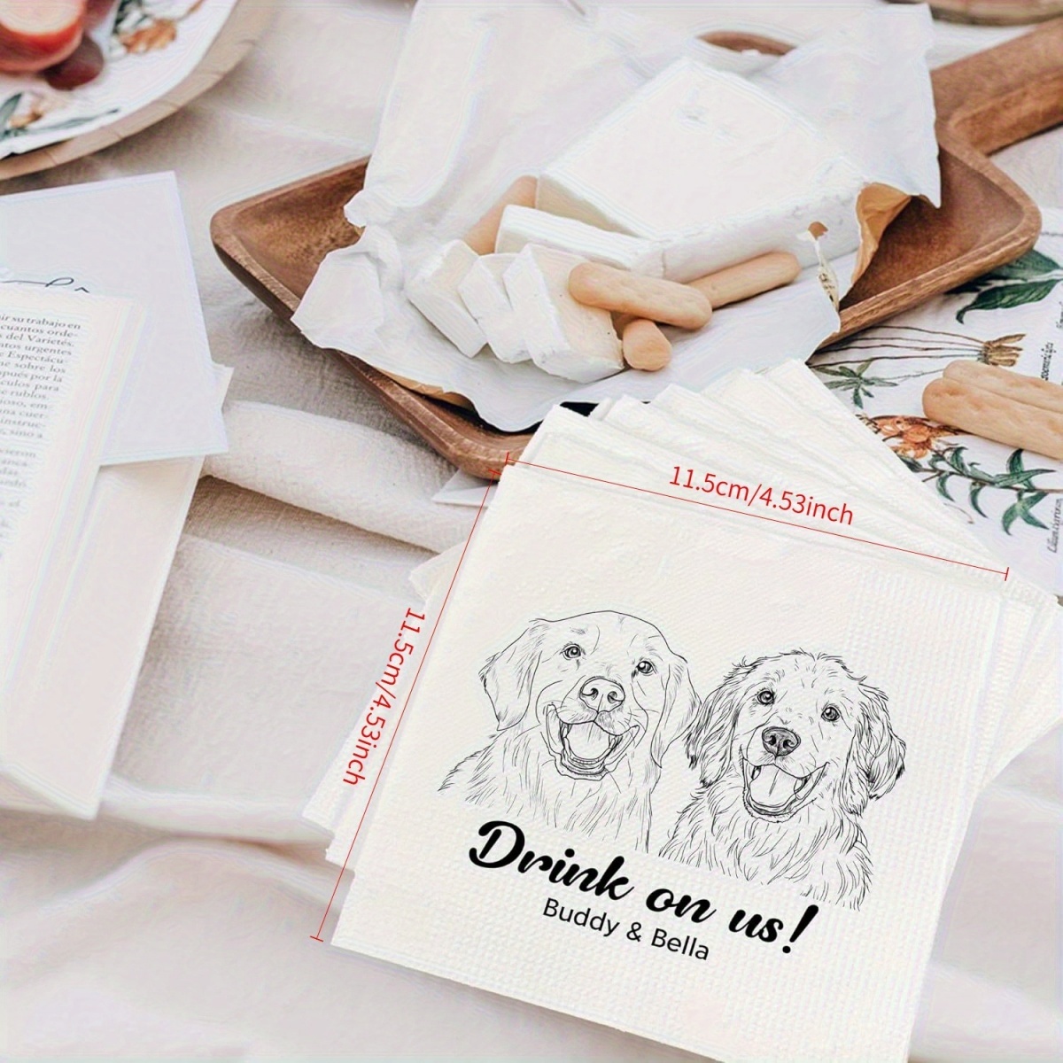 Gepersonaliseerde cocktailserv - Pet Portrait Custom recensie en prijs